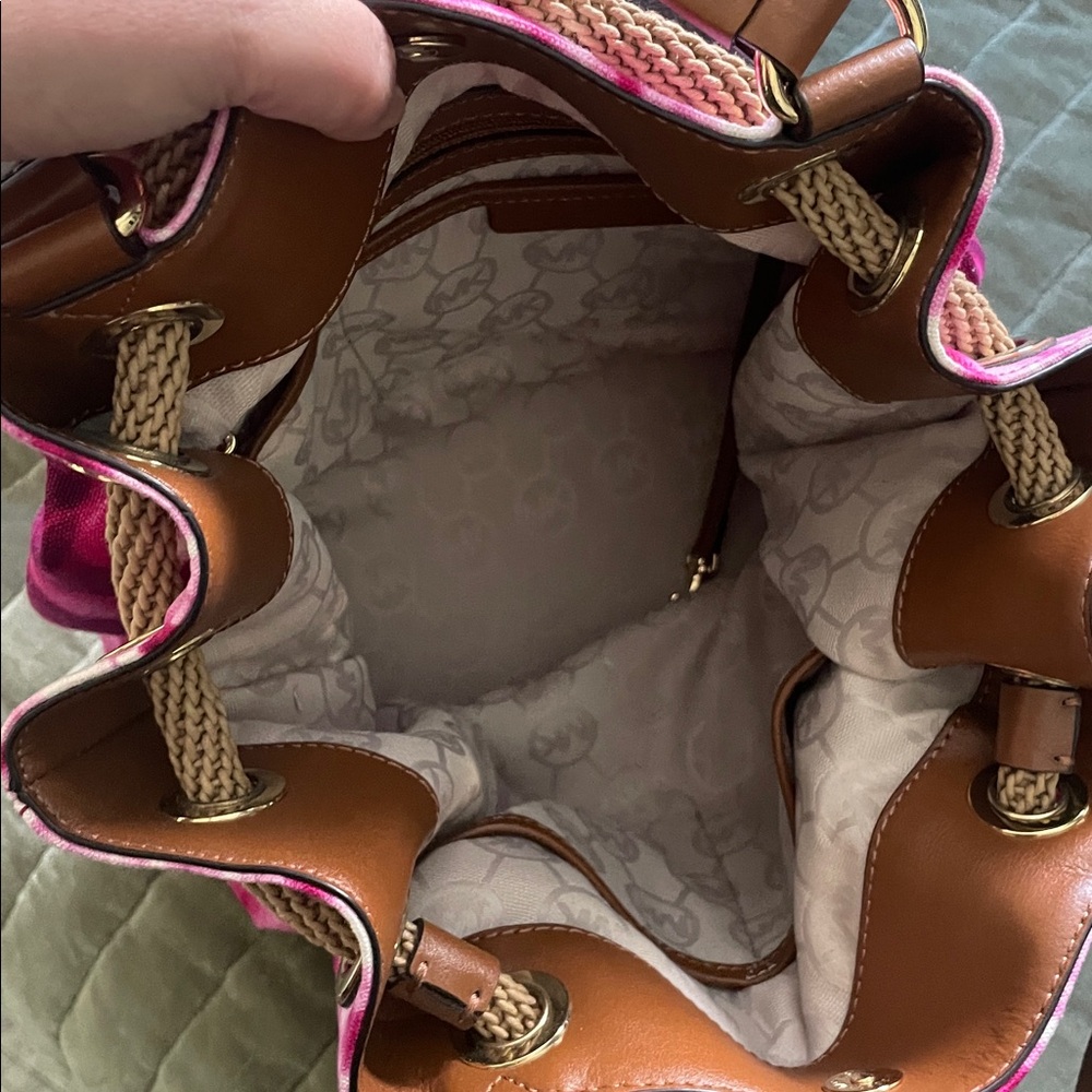 Michael Kors “Marina” Pink Tie-Dye Tote Bag - Picture 4 of 4